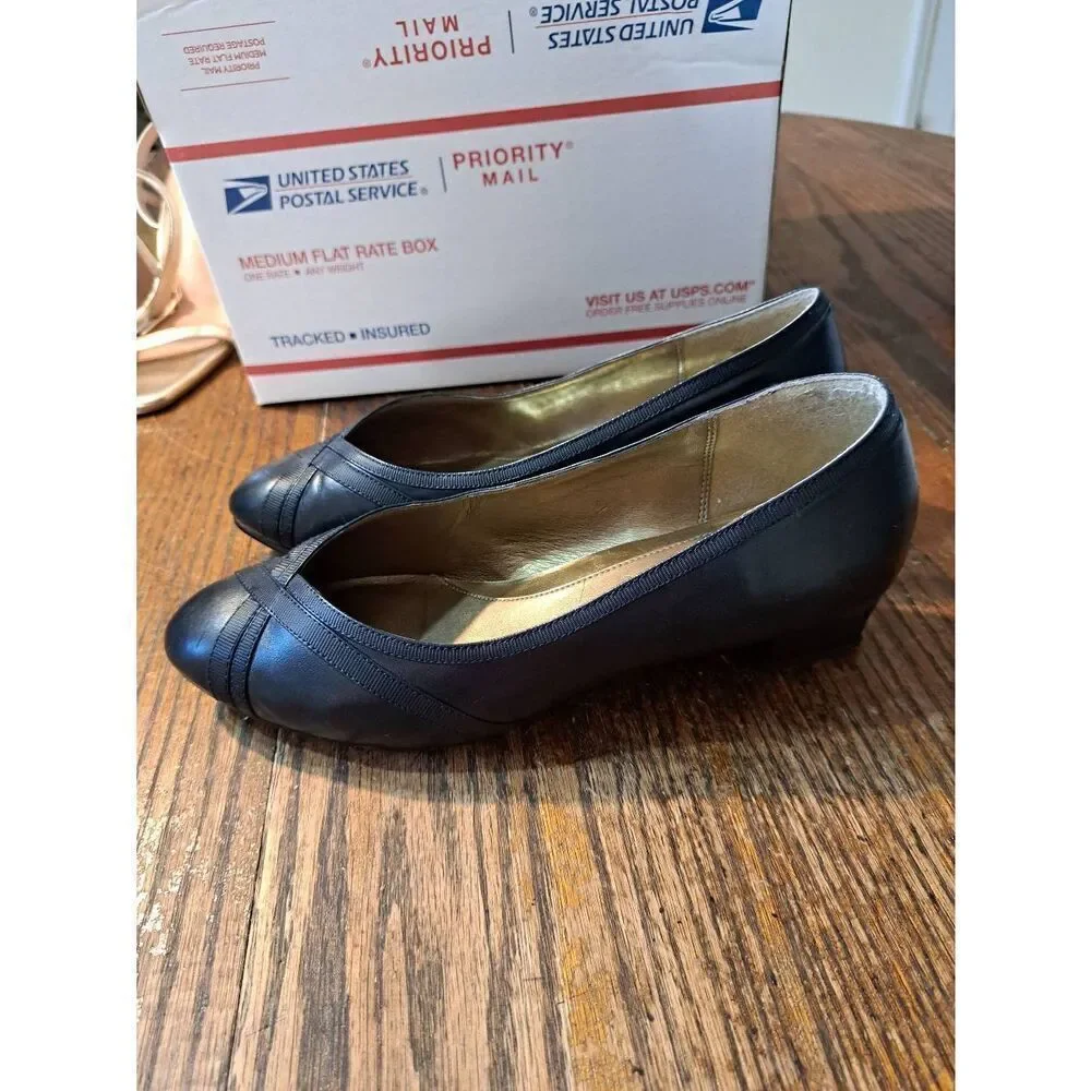 7W Soft Style Hush Puppy Blue Slip On Shoes